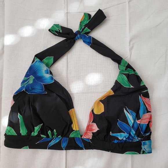 Coco Reef Floral Bikini Bathing Suit Top Sz Sm - Picture 1 of 5